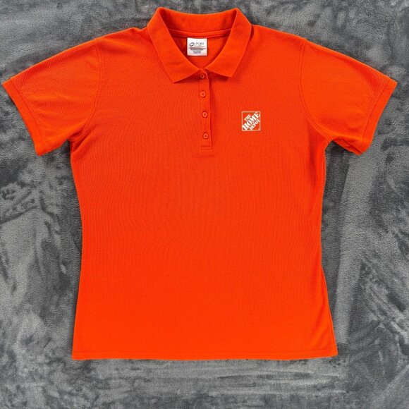 The Home Depot Employee Polo Shirt Women L We Are Home Depot Work Uniform - Picture 2 of 7